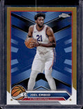 2023/24 Topps Chrome Joel Embiid #100 Gold Refractor /50