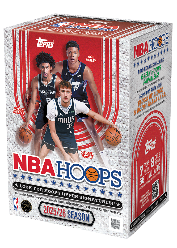2025/26 Topps NBA Hoops Basketball Blaster Box
