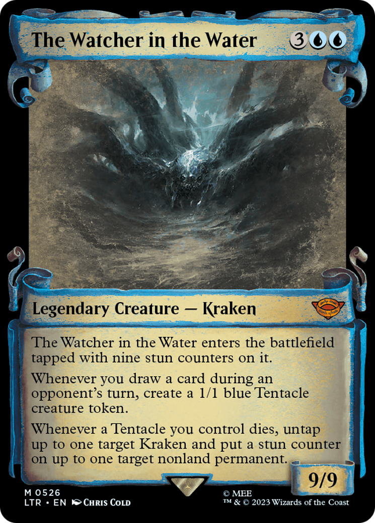 The Watcher in the Water (LTR-526) - The Lord of the Rings: Tales of Middle-earth: (Showcase) Foil