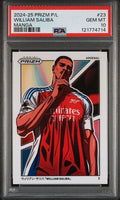 2024-25 PANINI PRIZM PREMIER LEAGUE MANGA #23 WILLIAM SALIBA PSA 10