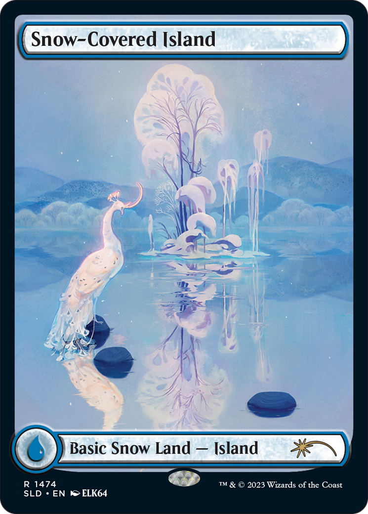 Snow-Covered Island (SLD-1474) - Secret Lair Drop: (Full Art)