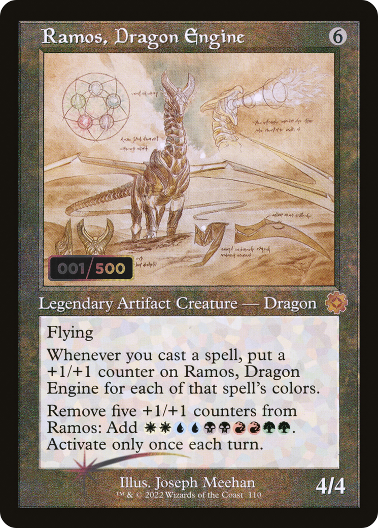 Ramos, Dragon Engine (BRR-110Z) - The Brothers' War Retro Artifacts Foil