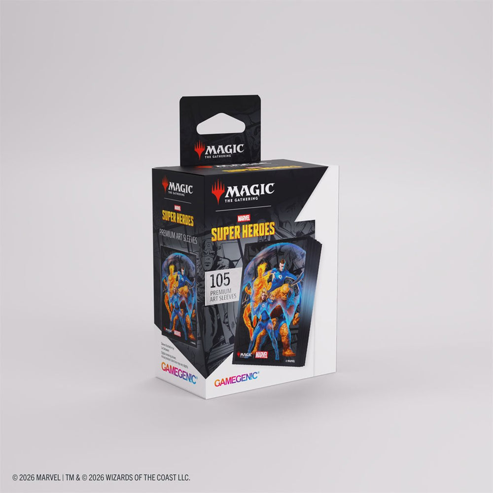 Gamegenic MTG Premium Art Sleeves - Standard Size - 105ct - Marvel Super Heroes - Fantastic Four