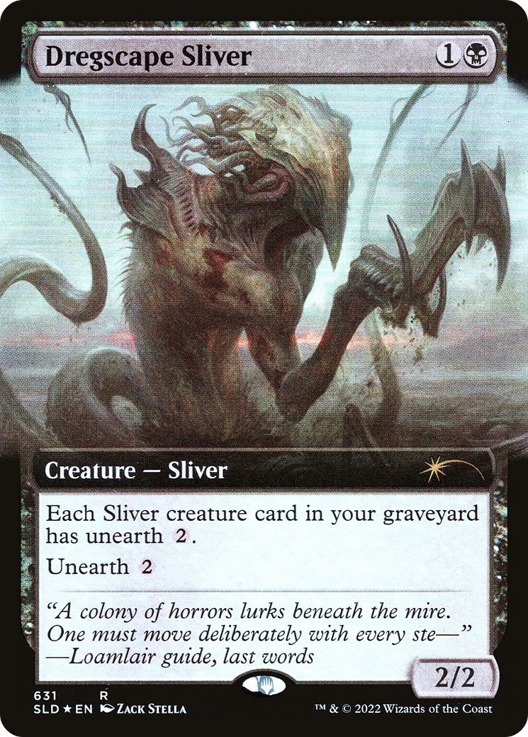 Dregscape Sliver (SLD-631) - Secret Lair Drop: (Extended Art) Foil