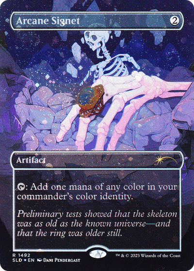 Arcane Signet (SLD-1492â˜…) - Secret Lair Drop (Borderless) Foil