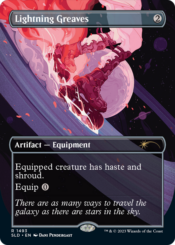 Lightning Greaves (SLD-1493) - Secret Lair Drop (Borderless)