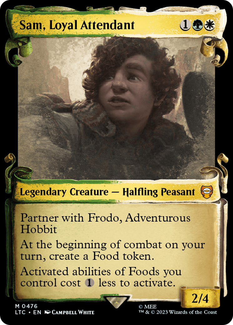 Sam, Loyal Attendant (LTC-476) - Tales of Middle-earth Commander: (Showcase) Foil