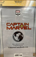 CGC 9.8 Signature Series Captain Marvel #16 Signed by Mark Brooks & Roy Thomas Unknown Comics Virgin Edition