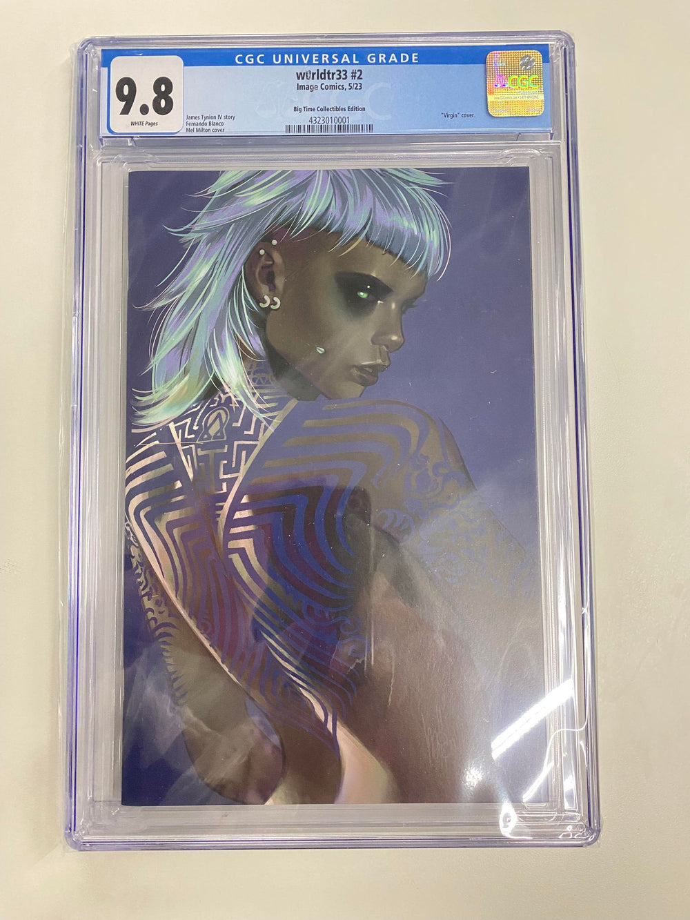 CGC 9.8 W0rldTr33 #2 Mel Milton Exclusive Negative Space Variant