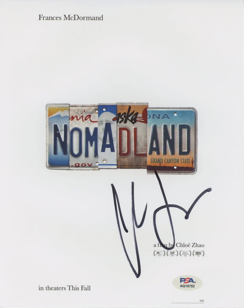 Chloe Zhao Nomadland Authentic Signed 8x10 Photo Autographed PSA/DNA #AQ16753
