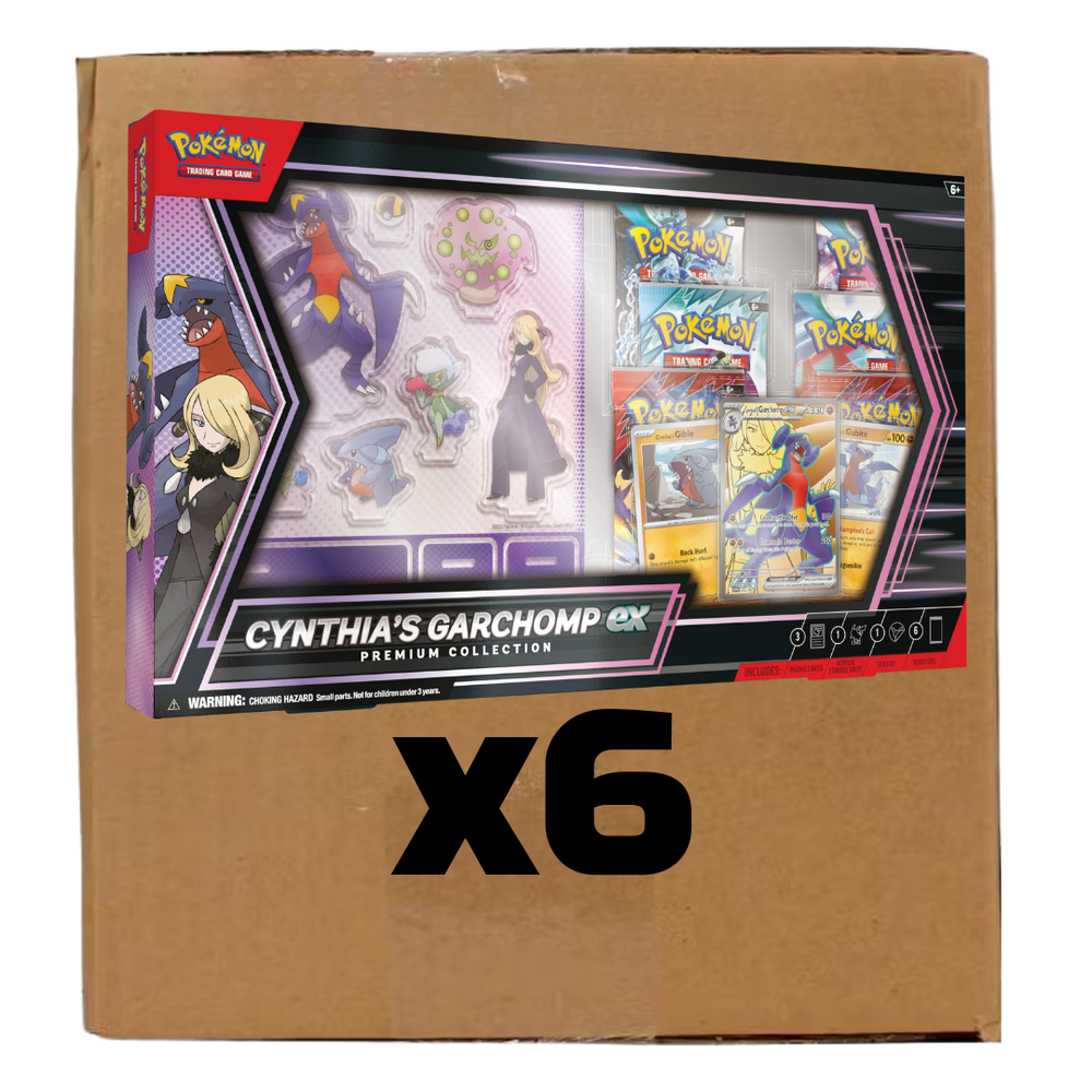 Sealed Case Cynthia's Garchomp ex Premium Collection Box