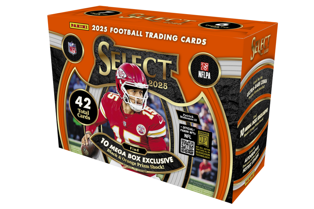 2025 Panini Select Football Hobby Mega Box