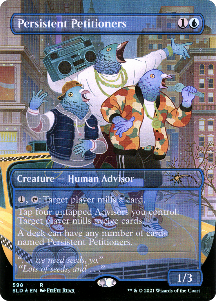 Persistent Petitioners (SLD-598) - Secret Lair Drop (Borderless) Foil
