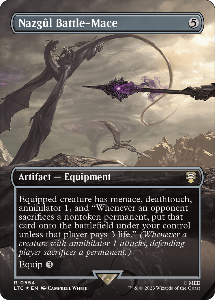 NazgÃ»l Battle-Mace (LTC-554) - Tales of Middle-earth Commander (Borderless) Foil