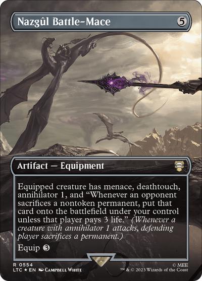 NazgÃ»l Battle-Mace (LTC-554) - Tales of Middle-earth Commander (Borderless) Foil