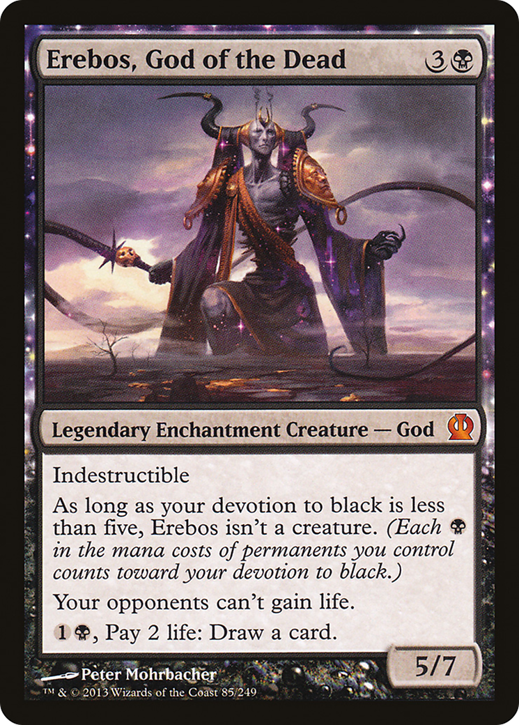 Erebos, God of the Dead (THS-085) - Theros: (enchantment) Foil