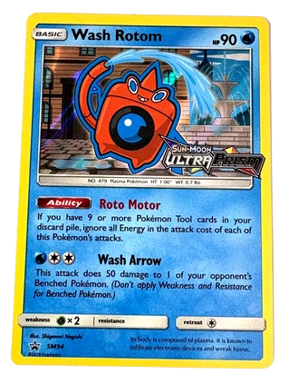 WASH ROTOM SM94 PROMO - SEALED