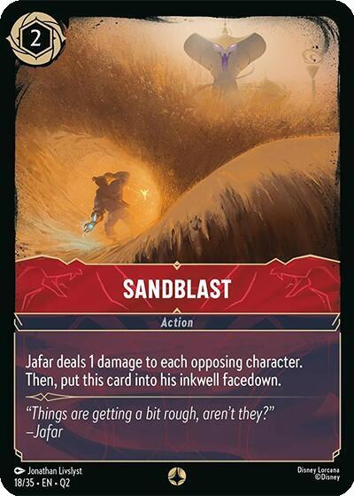 Sandblast - 18/35 [Illumineer's Quest: Palace Heist] [Non-Foil]