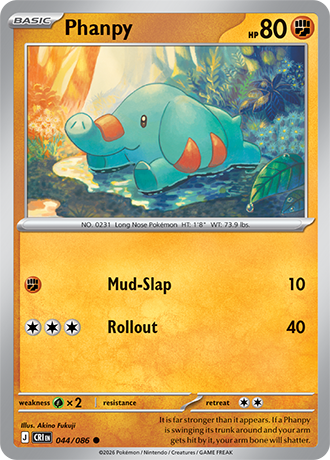 Phanpy - 044/086 - Common [me04-044] [Non-Holo]