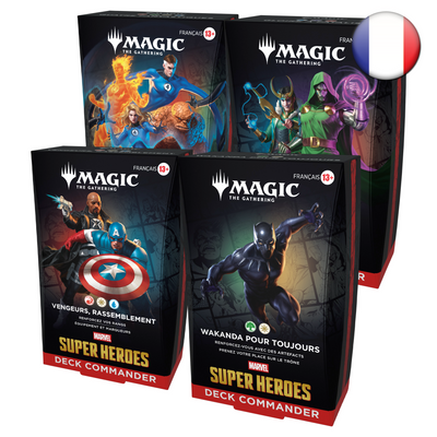 Marvel Super Heroes: Commander - Commander Decks - Set of 4 - French