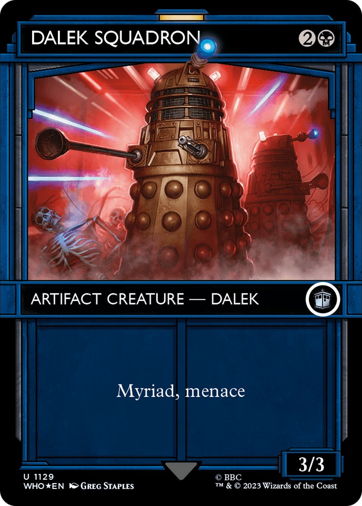 Dalek Squadron (WHO-1129) - Doctor Who: (Showcase) (Borderless) Foil