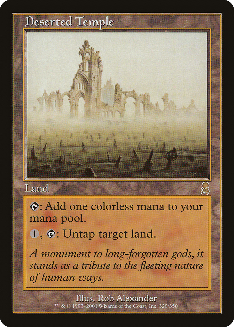 Deserted Temple (ODY-320) - Odyssey Foil