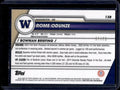 2023 Bowman University Sapphire Rome Odunze #138 Yellow Sapphire Refractor 1st Bowman
