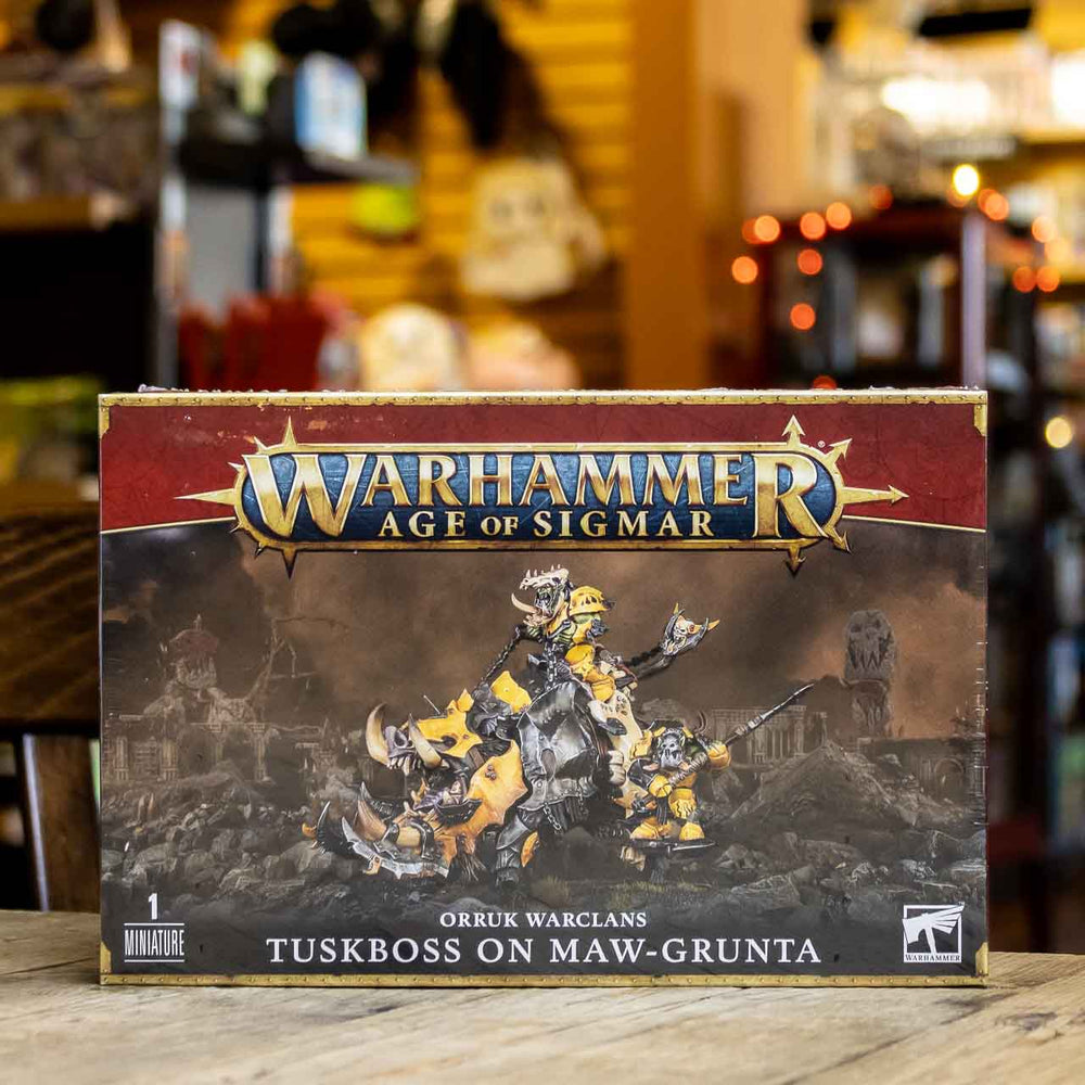 Warhammer AoS - Tuskboss on Maw-Grunta