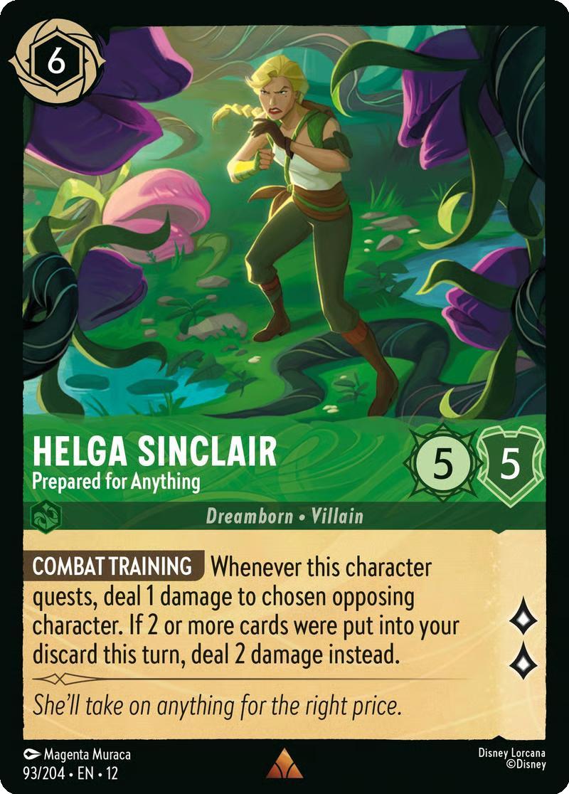 Helga Sinclair - Prepared for Anything - 93/204 [Wilds Unknown] [Non-Foil]