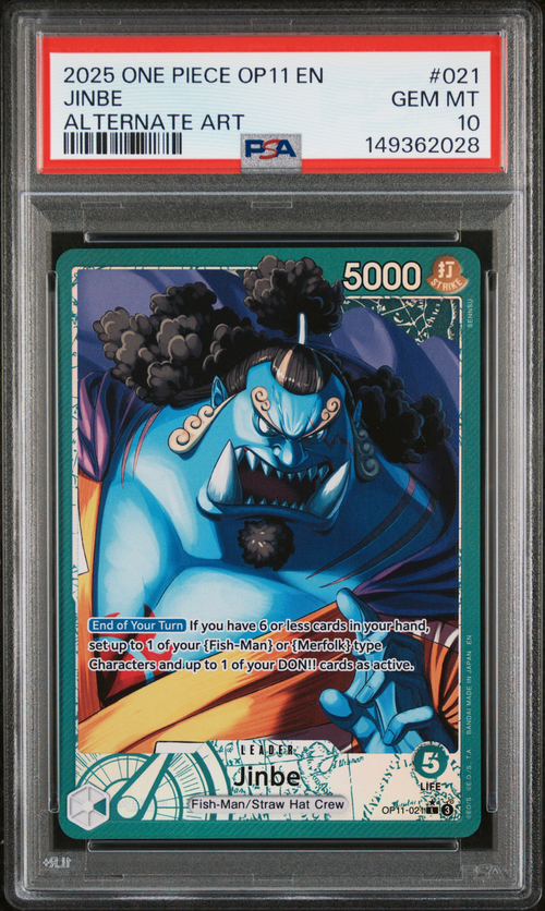 PSA 10 JINBE ALTERNATE ART
