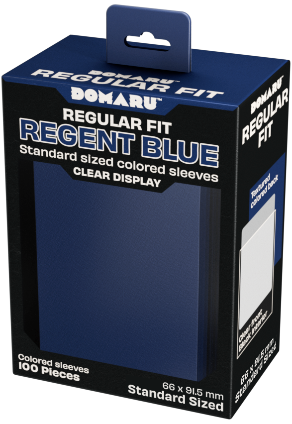 Gatherer's Tavern DOMARU Regular Fit Sleeves - Standard Size - 100ct - Regent Blue
