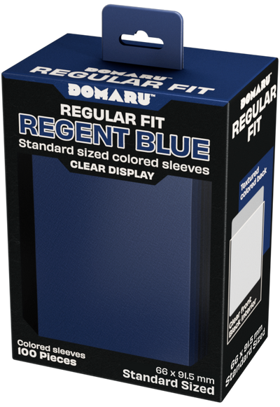 Gatherer's Tavern DOMARU Regular Fit Sleeves - Standard Size - 100ct - Regent Blue