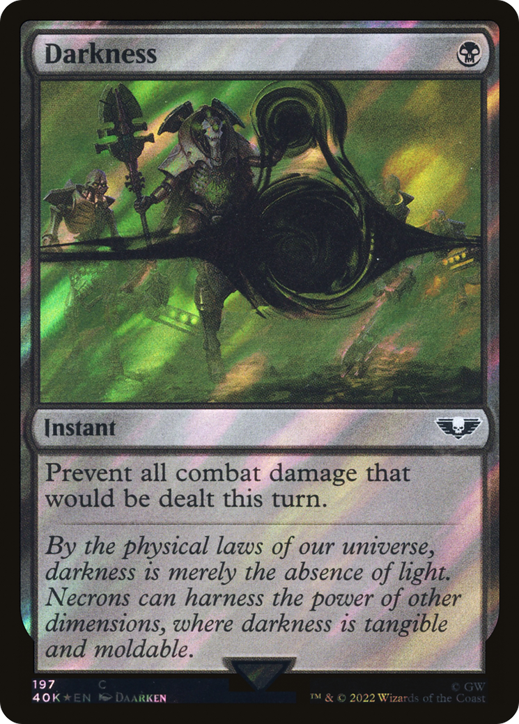 Darkness (40K-197â˜…) - Warhammer 40,000 Commander Foil