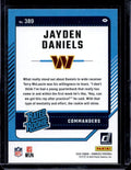 2024 Panini Donruss Jayden Daniels #389 Rated Rookie