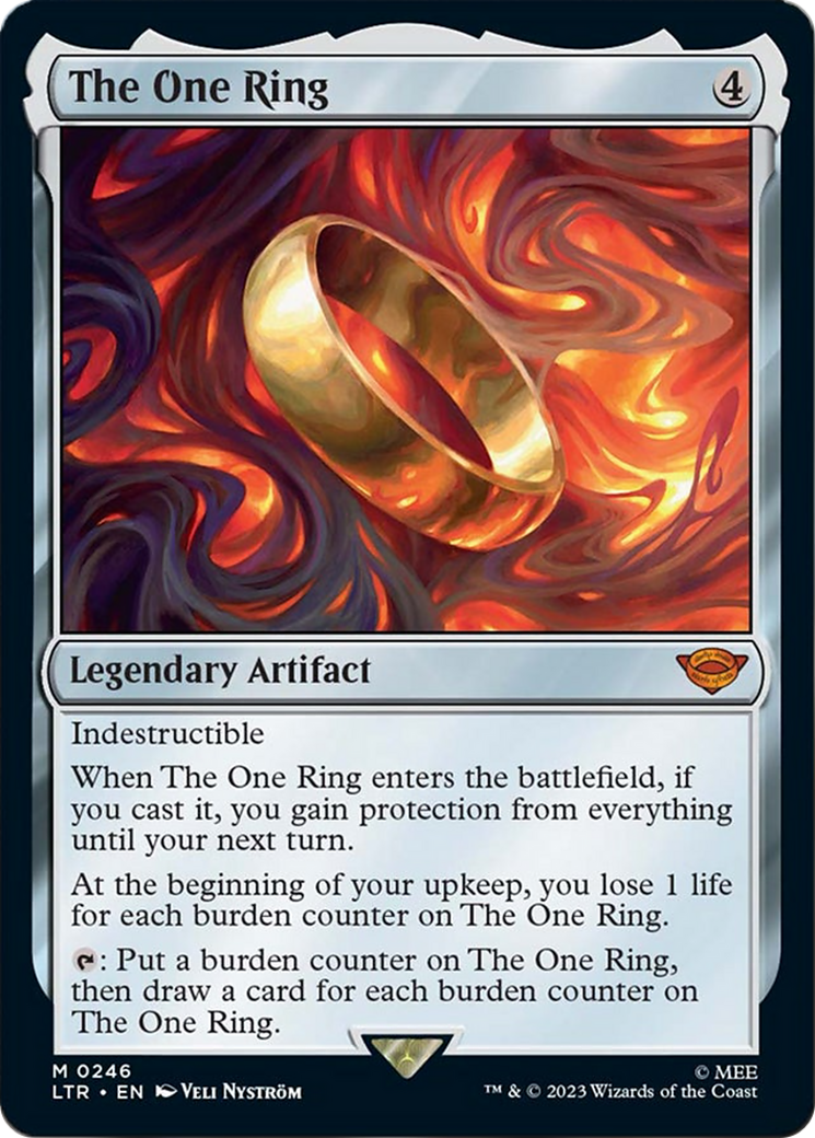 The One Ring (LTR-246) - The Lord of the Rings: Tales of Middle-earth Foil