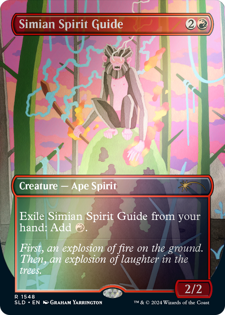 Simian Spirit Guide (SLD-1548â˜…) - Secret Lair Drop (Borderless) Foil