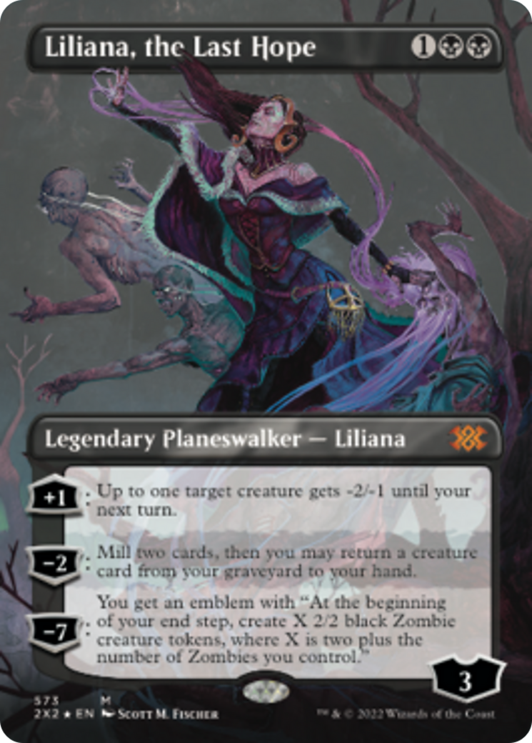 Liliana, the Last Hope (2X2-573) - Double Masters 2022 (Borderless) Foil