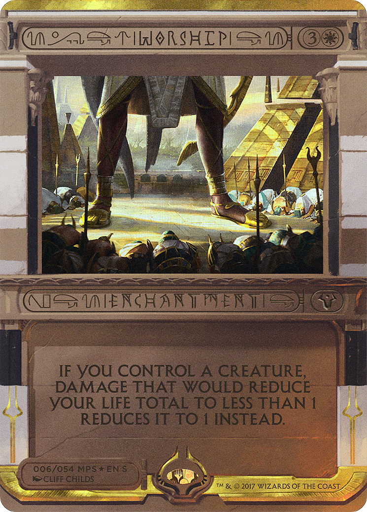 Worship (MPS2-006) - Amonkhet Invocations (Borderless) Foil
