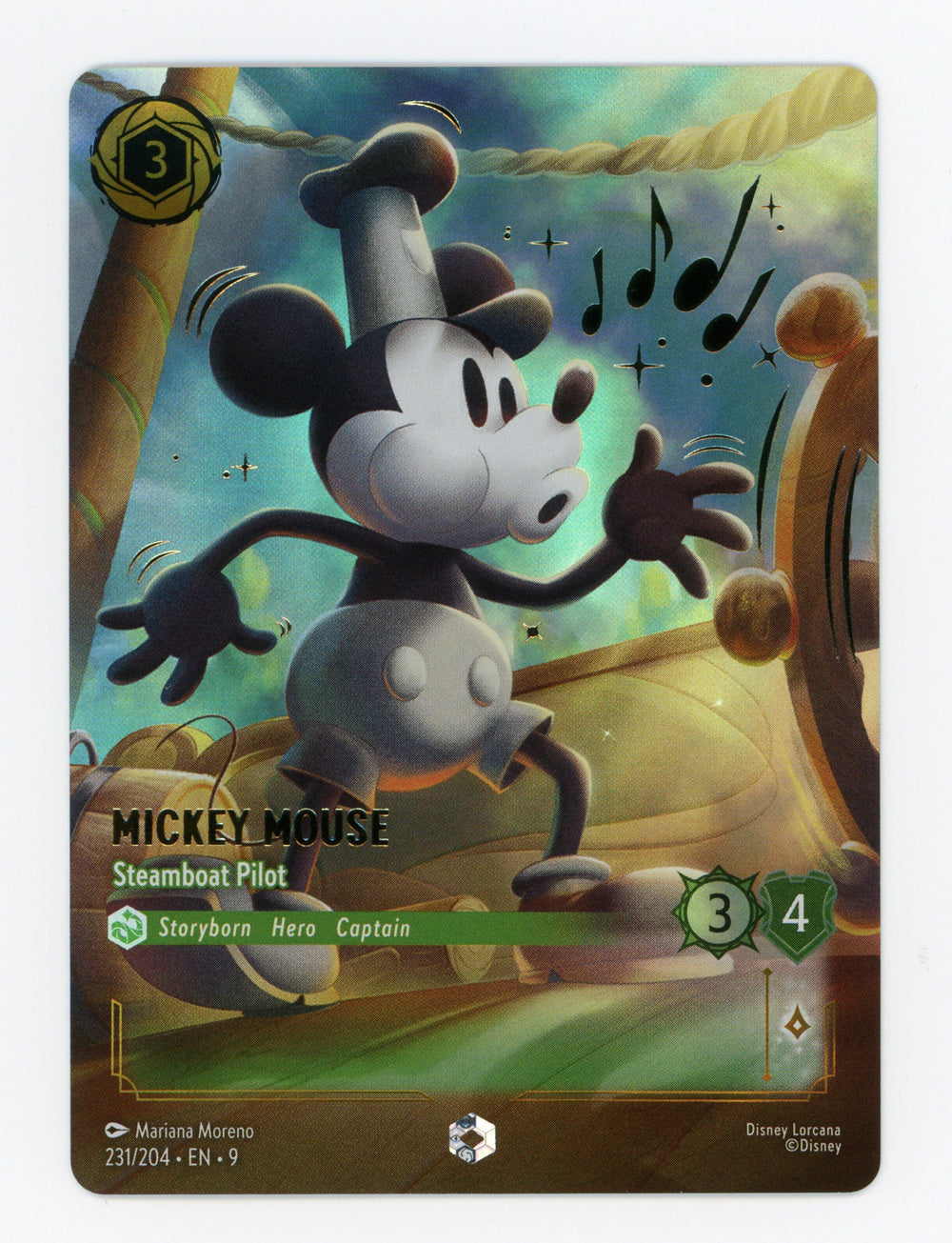 Mickey Mouse - Steamboat Pilot — Enchanted|Holofoil — ID 17191