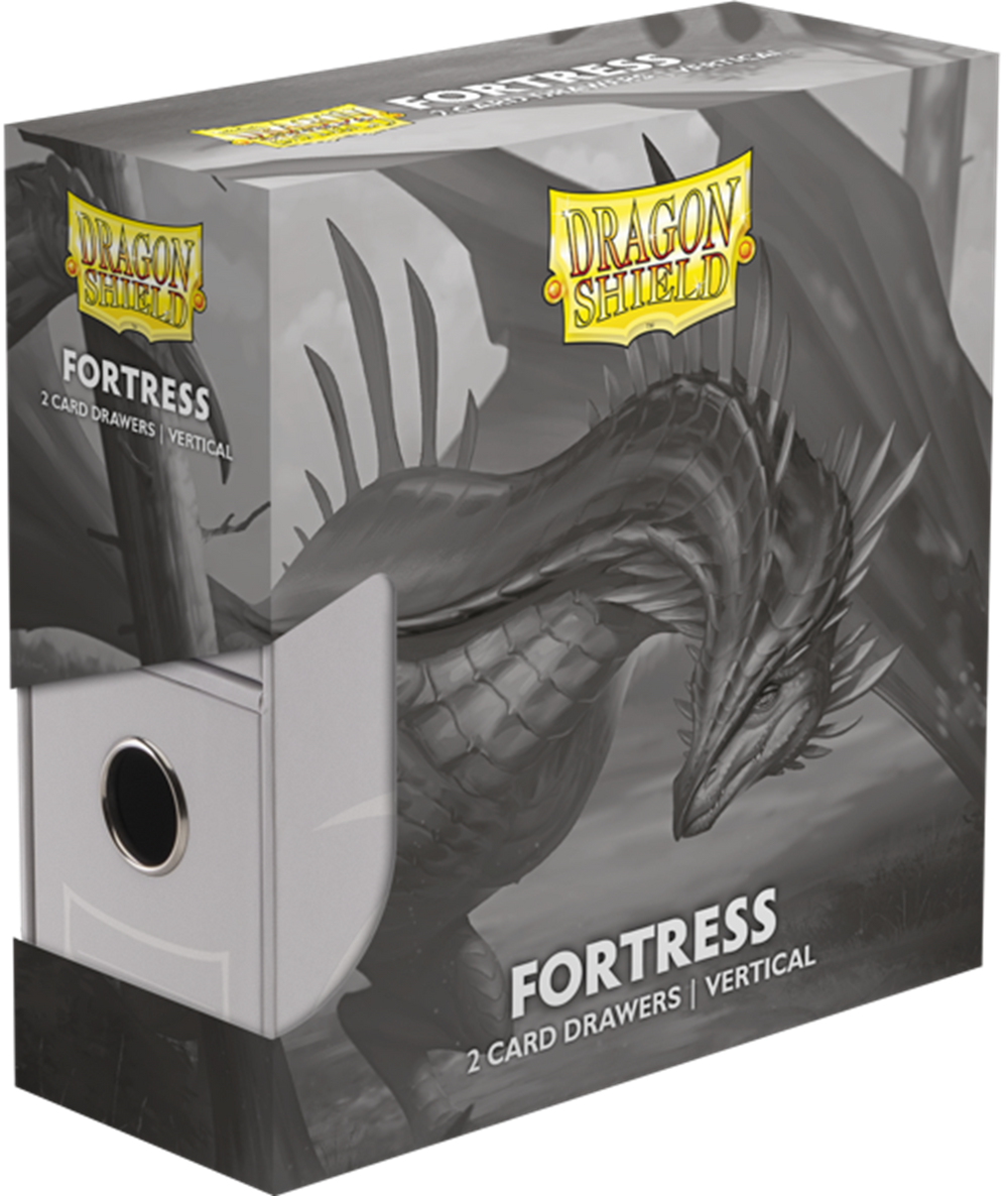 Dragon Shield Fortress Card Drawers - Vertical 2 Row - 590+ - White