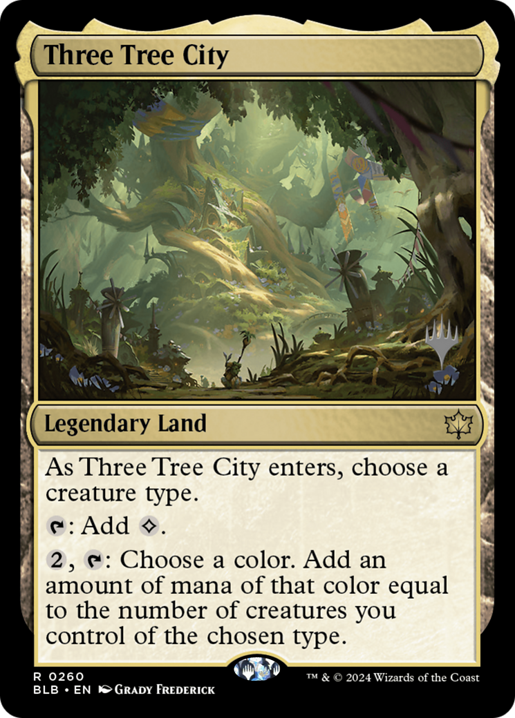 Three Tree City (PPBLB-260P) - Bloomburrow Promos