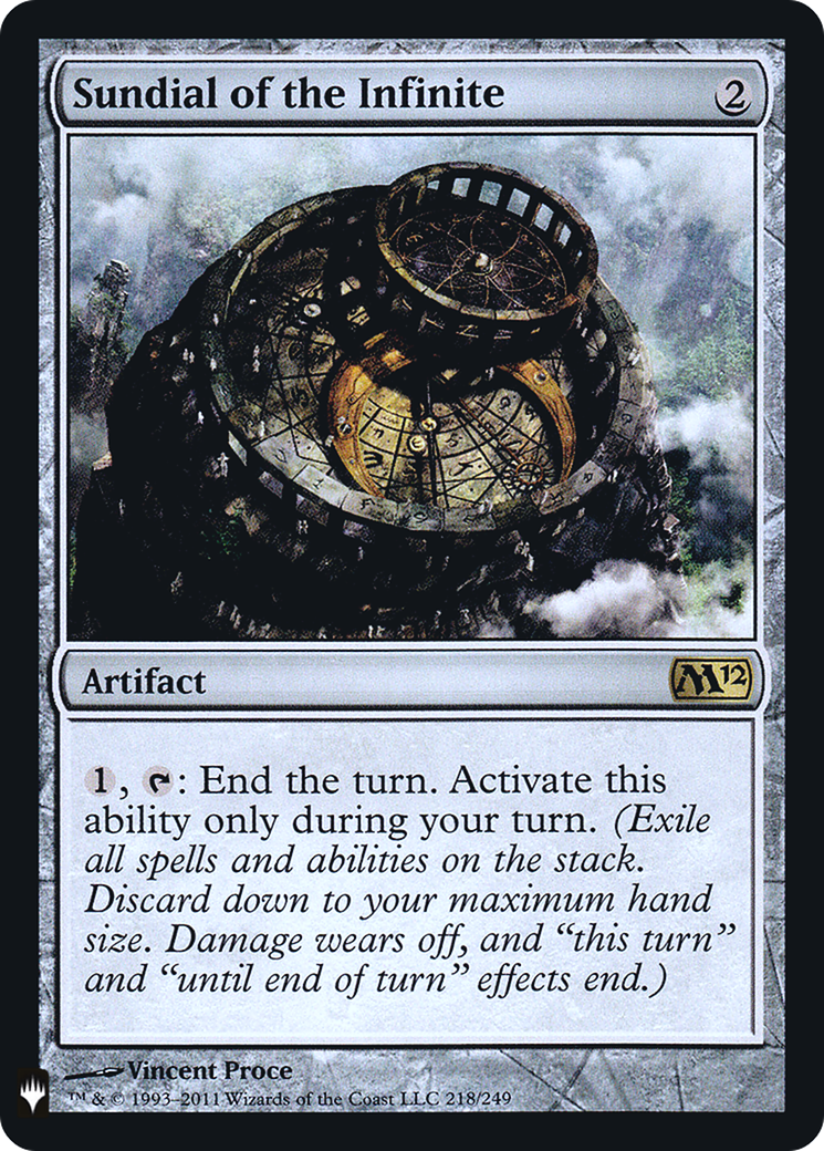 Sundial of the Infinite (LIST-M12-218) - The List Foil