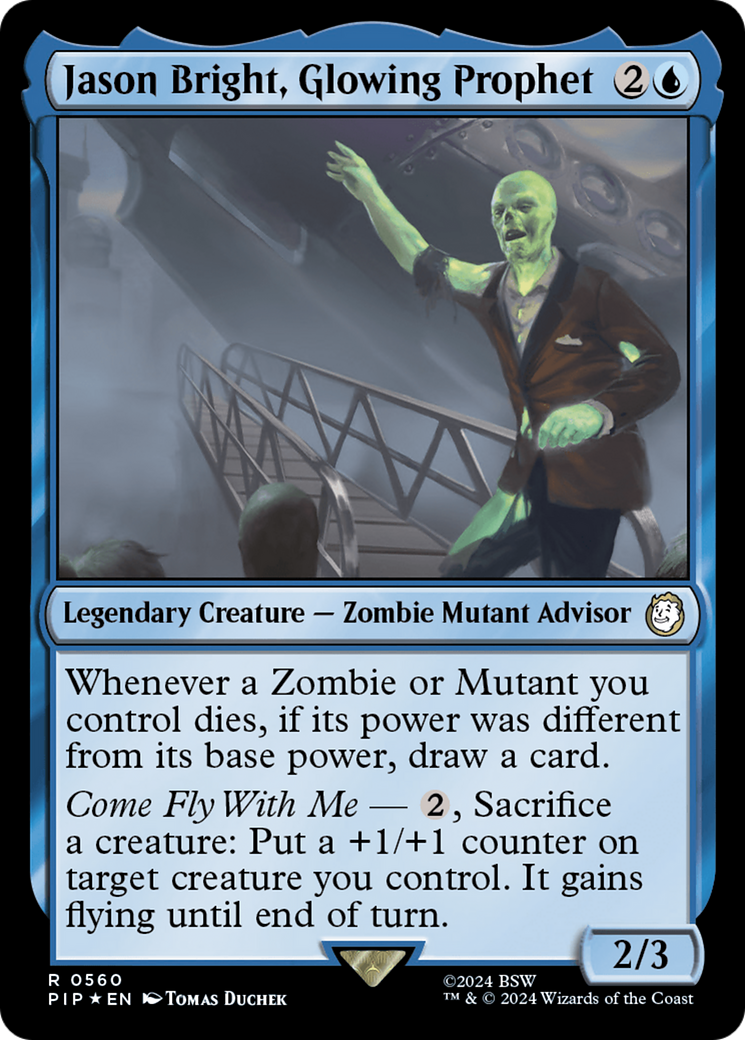 Jason Bright, Glowing Prophet (PIP-560) - Fallout Foil