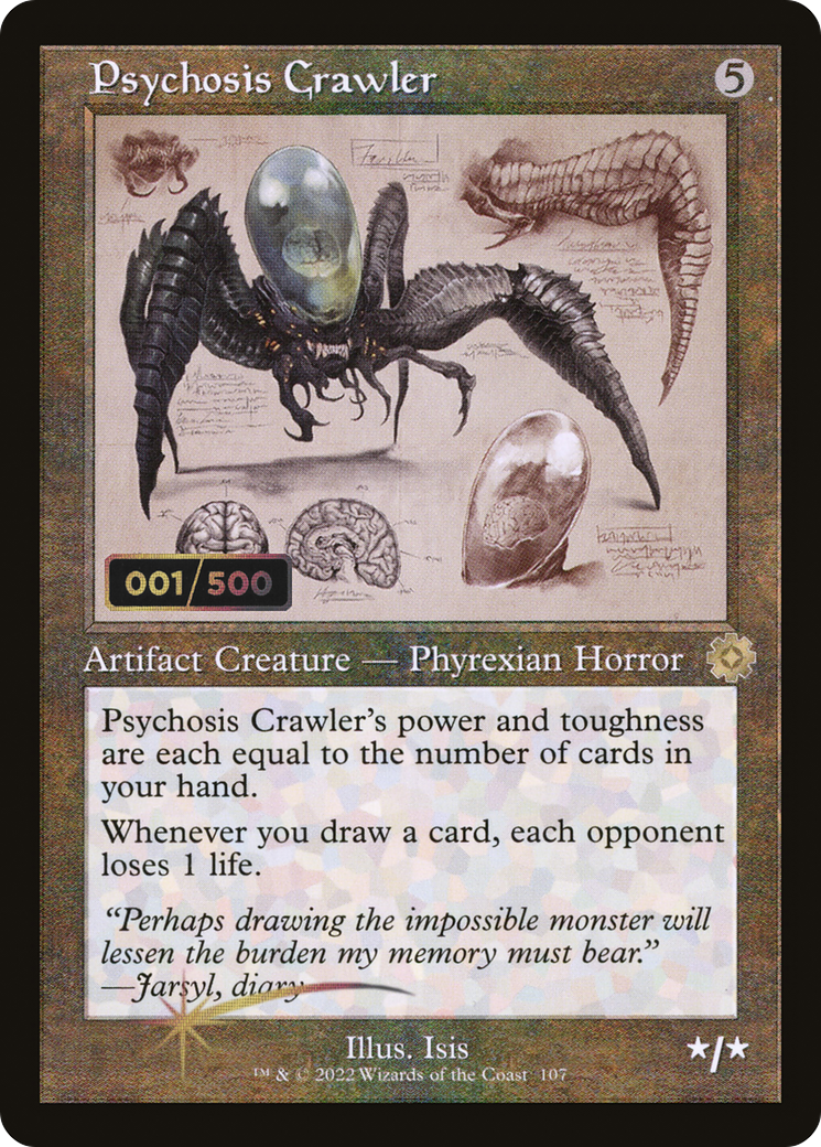 Psychosis Crawler (BRR-107Z) - The Brothers' War Retro Artifacts Foil