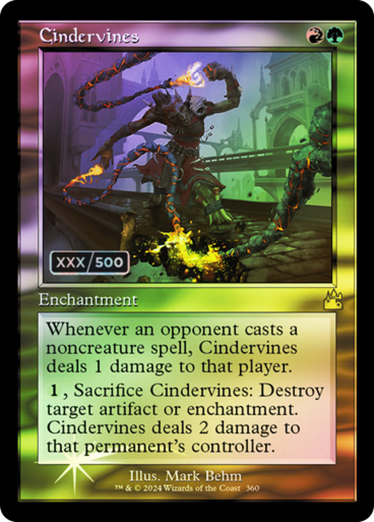 Cindervines (RVR-360Z) - Ravnica Remastered Foil