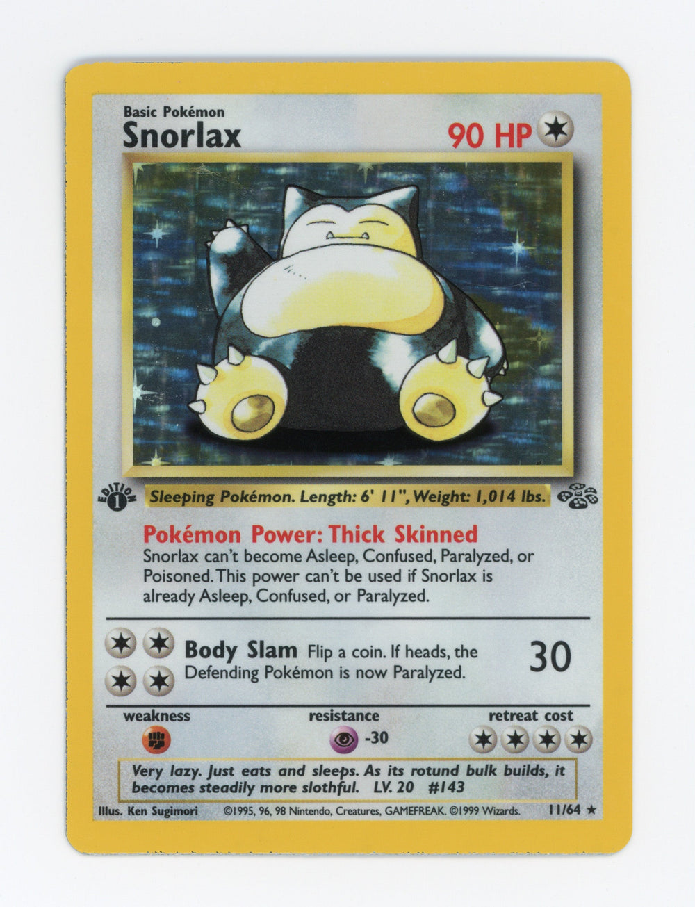 Snorlax — Rare|1st Edition|Holo — ID 17572