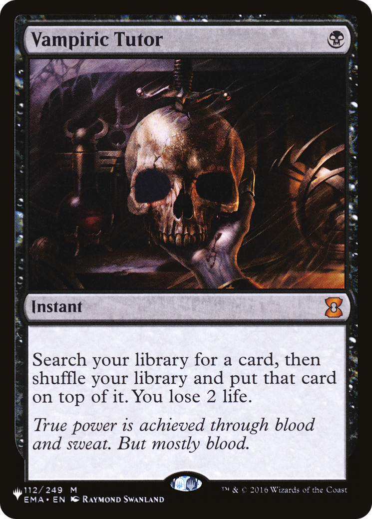 Vampiric Tutor (LIST-EMA-112) - The List