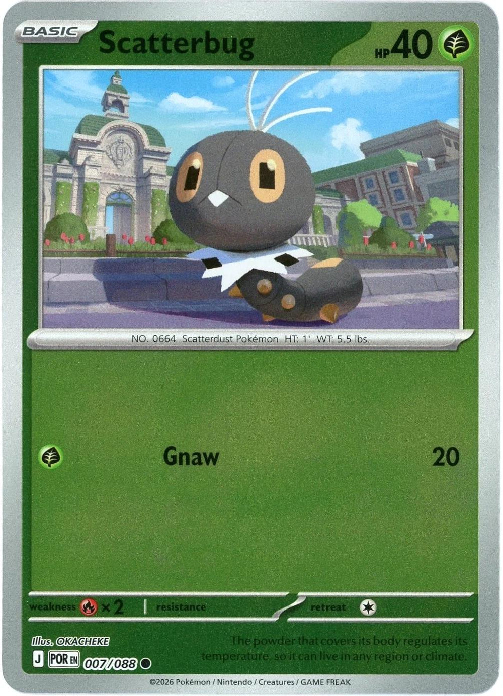 Scatterbug - 007/088 - Common [me03-007] [Reverse Holo]