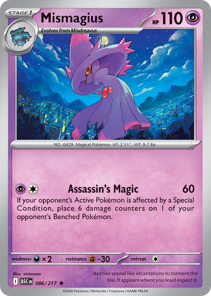 Mismagius - 086/217 - Rare [me025-086] [Holo]