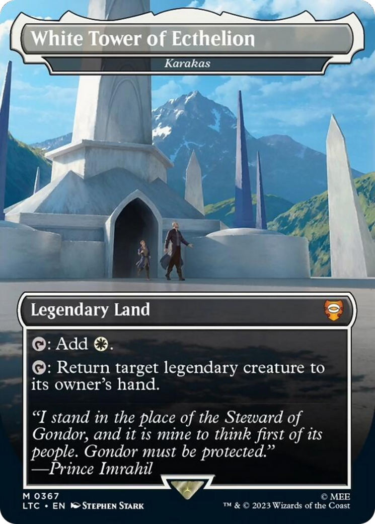 Karakas (LTC-367) - Tales of Middle-earth Commander / White Tower of Ecthelion (Borderless) Foil